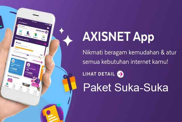 Paket Kuota Internet Axis Suka-Suka