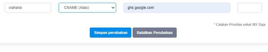 Custom Beberapa Blogger ke Domainesia