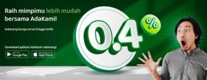Bunga Adakami Berdasarkan Lama Pinjaman