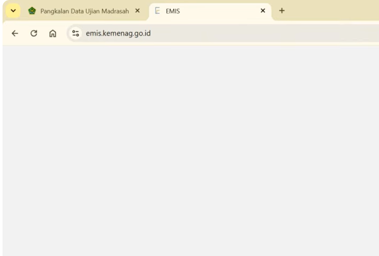 EMIS 4.0 Blank Putih Saat Dibuka? Ini Cara Mengatasinya Lewat Browser