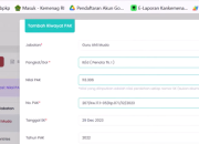 Cara Input PAK/Angka Kredit di Simpeg 5 Kemenag 2026 untuk UKKJ Guru, Begini Tahapannya