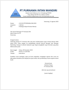 Cara Membuat dan Contoh Surat Undangan Rapat Perusahaan