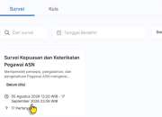 Cara Mengisi Survei Kepuasan & Keterikatan Pegawai ASN 2026 di Portal INAGOV