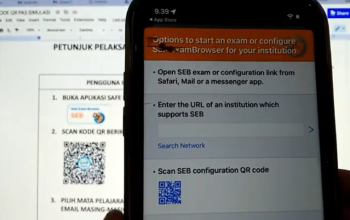Cara Install Aplikasi SEB (Safe Exam Browser) AKGTK di HP Android dan Iphone Terbaru