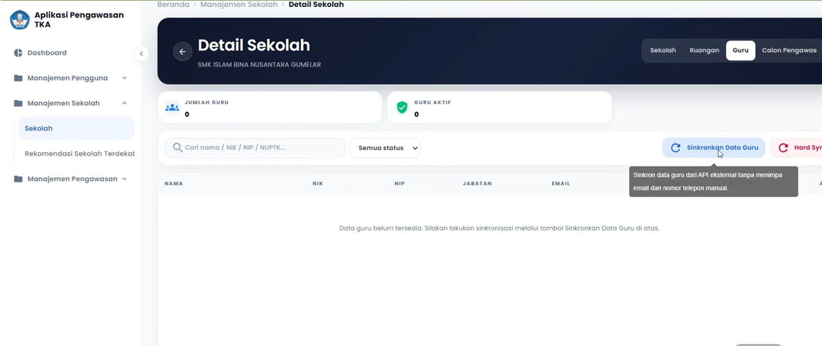 Cara Input Pengawas TKA dan Persyaratannya, Panduan Manajemen Data Guru & Solusi Kendala
