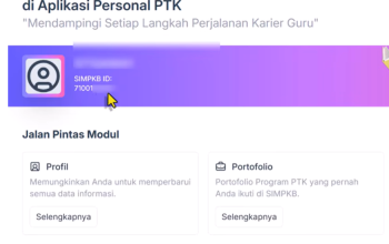 Cara Melihat Nomor SIMPKB ID (Nomor UKG) untuk Syarat Dokumen Guru