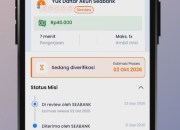 Cara Mendapatkan Bonus Saldo SeaBank 2026 Cair 40Rb, Begini Syaratnya!