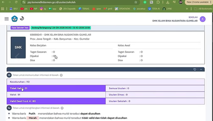 Solusi Target Sasaran PIP Nol 0 dan Error Saat Pengajuan PIP 2026
