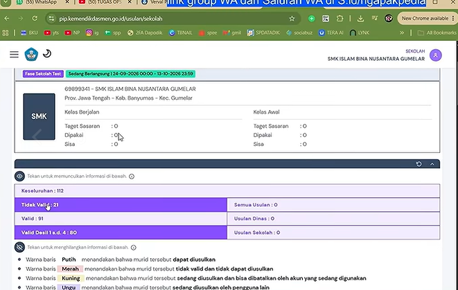Solusi Target Sasaran PIP Nol 0 dan Error Saat Pengajuan PIP 2026