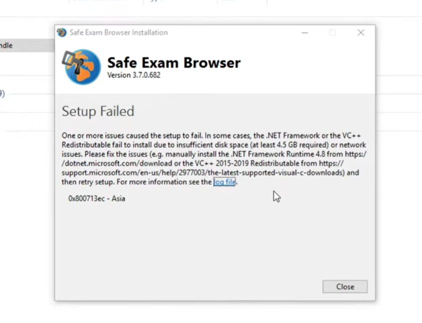 Cara Mengatasi Gagal Install SEB AKGTK 2026, Solusi Setup Failed, Virtual Machine, dan Syarat Sistem