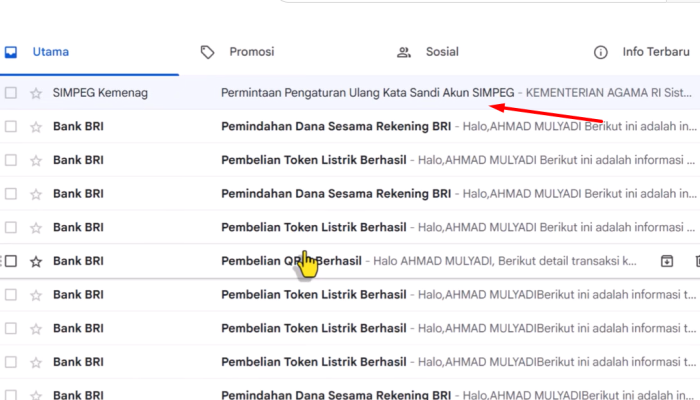 Cara Mengatasi Balasan Reset Password Simpeg 5 Kemenag Tidak Masuk Email dan Panduan Aktivasi OTP MFA 2026