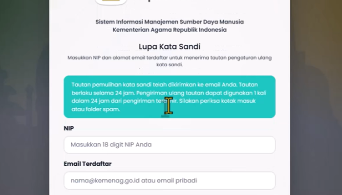 Cara Reset Password SIMPEG 5 Kemenag untuk OTP MFA 2026 dan Solusi Akses Pusaka