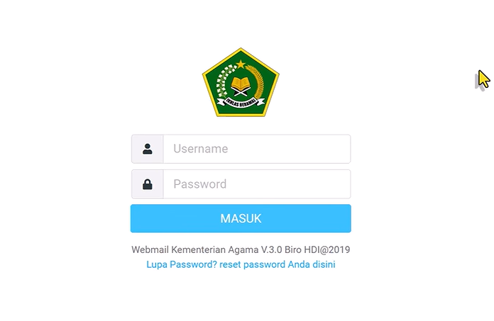 Cara Reset Password Email Dinas @kemenag.go.id via Simpeg 5 Terbaru