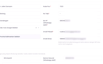 Cara Update Kontak WA dan Email di Simpeg 5 Kemenag untuk Persiapan OTP MFA 2026