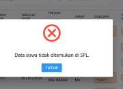 Solusi Data Siswa Tidak Ditemukan di SPL Saat Registrasi Reservasi NISN EMIS 4.0